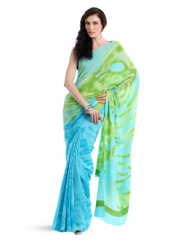 Satya Paul Blue Saree