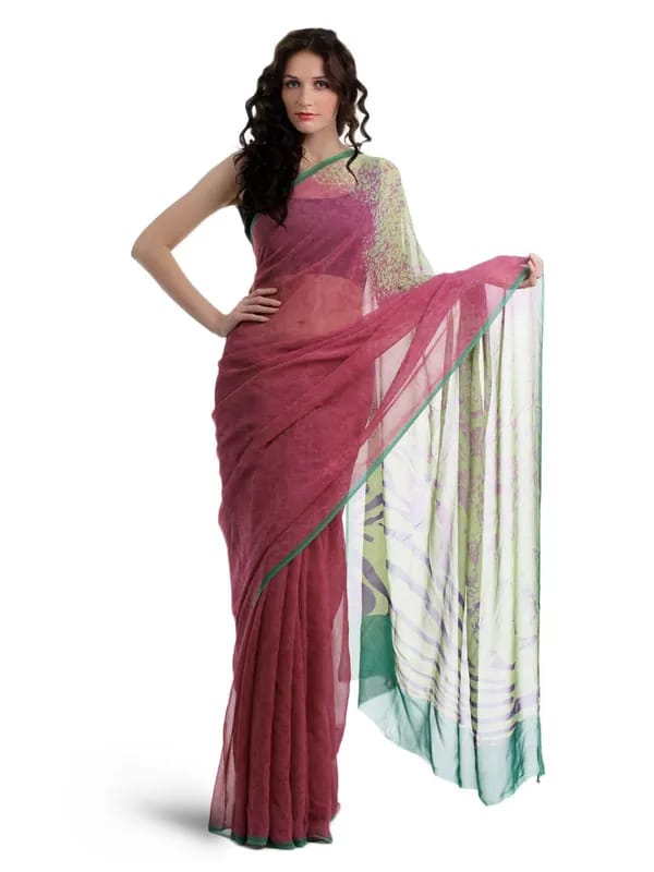 Satya Paul Pink Saree