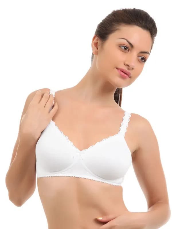 Enamor Women White Bra