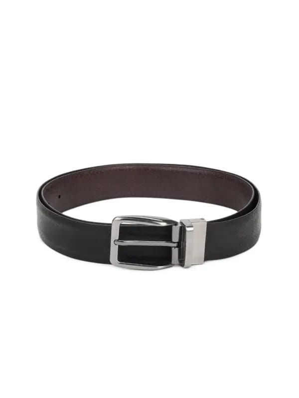 Raymond Men Black & Brown Reversible Leather Belt