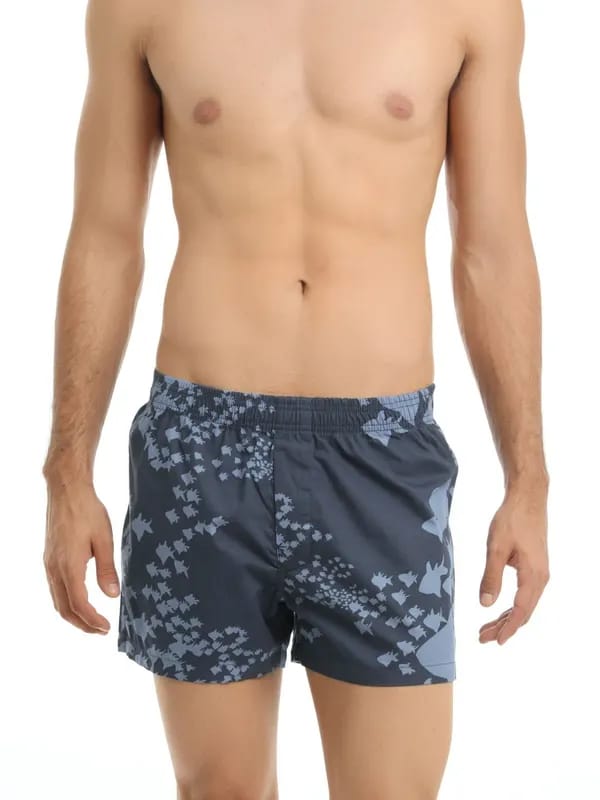Myntra Navy Blue Printed Boxers