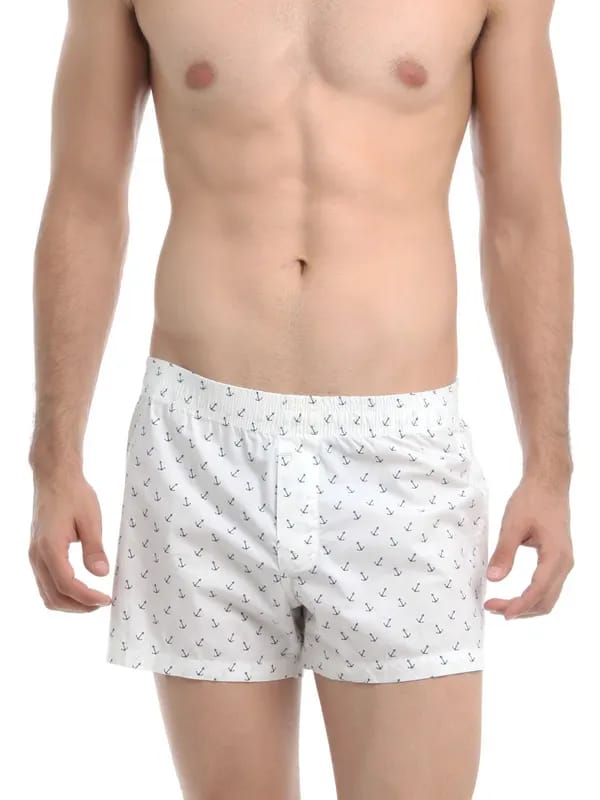 Myntra White Printed Boxers