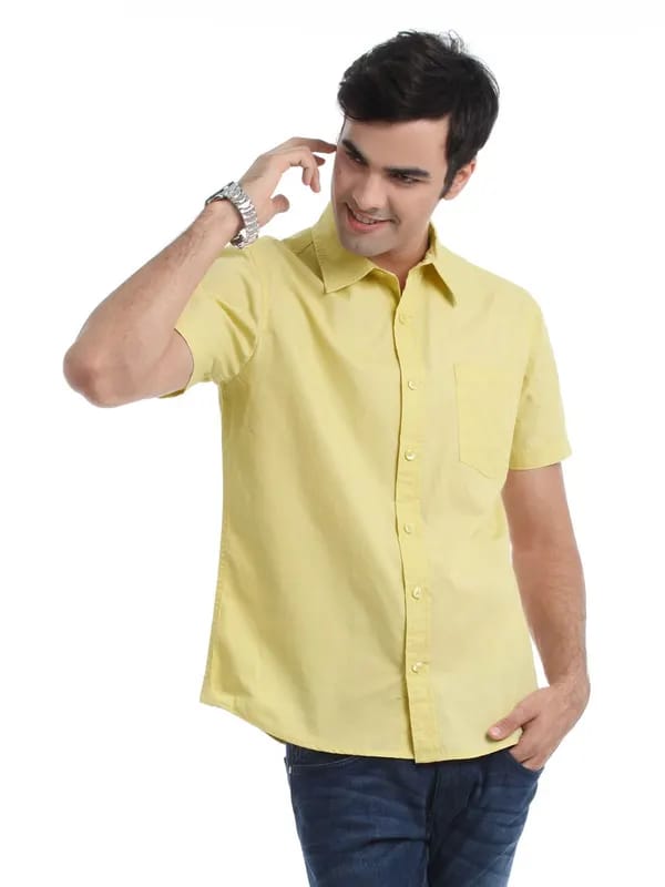 Myntra Men Yellow Shirt