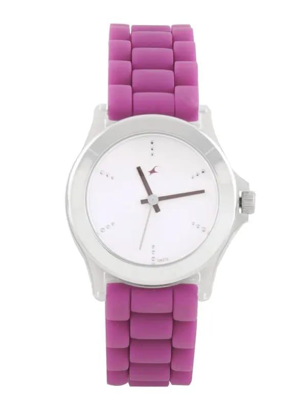 Fastrack Women Silver-Toned Dial Watch 9827pp06