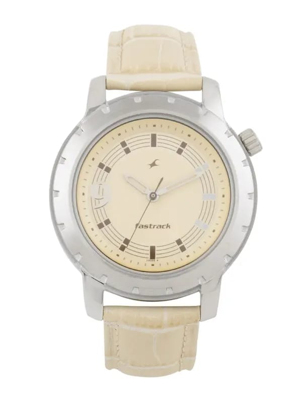 Fastrack Women Beige Watch