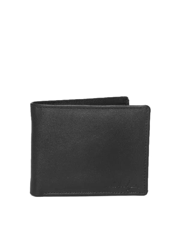 Hidedge Men Black Wallet