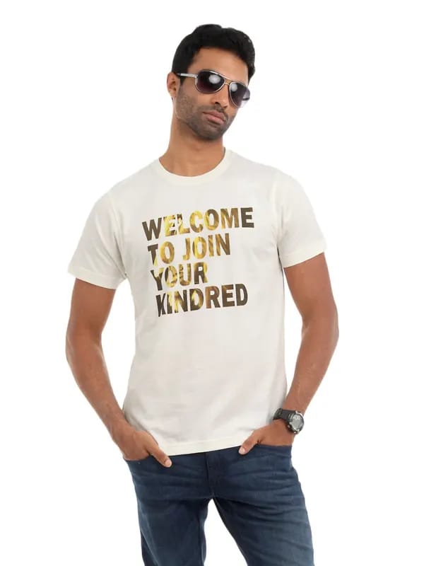 Myntra Men White T-shirt