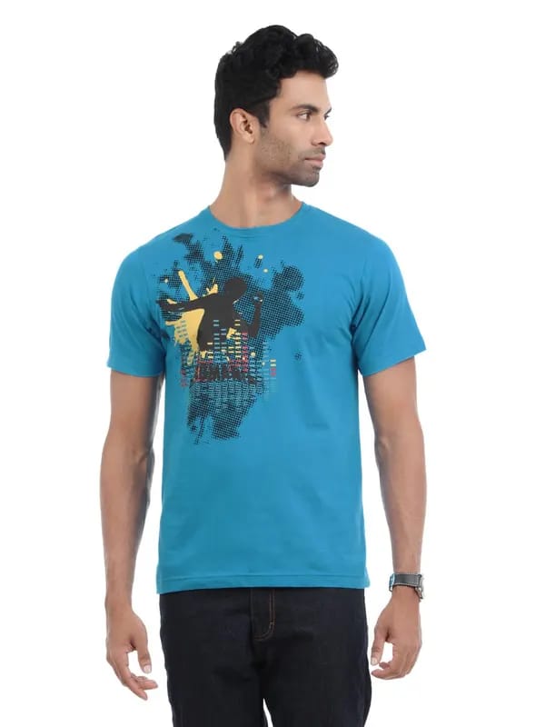 Myntra Men Blue T-shirt