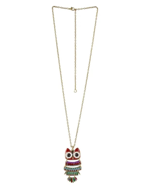 ToniQ Women Red Pendant with Chain