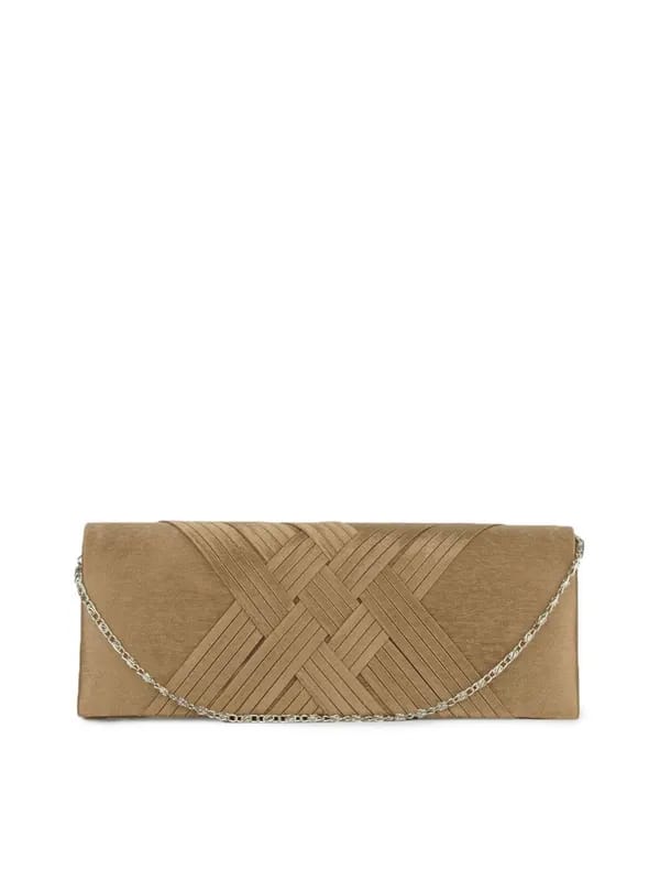 ToniQ Women Bronze Clutch