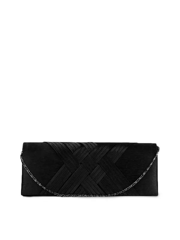 ToniQ Women Black Clutch