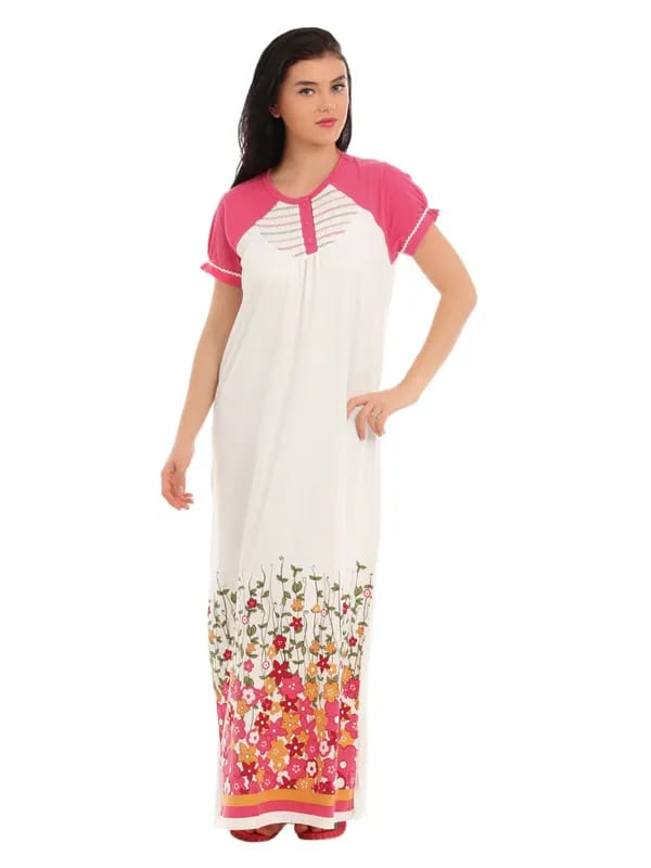 Red Rose White Nightdress