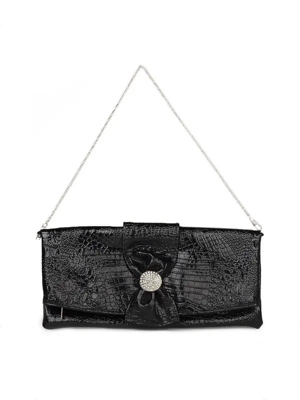 Mod'acc Women Black Clutch