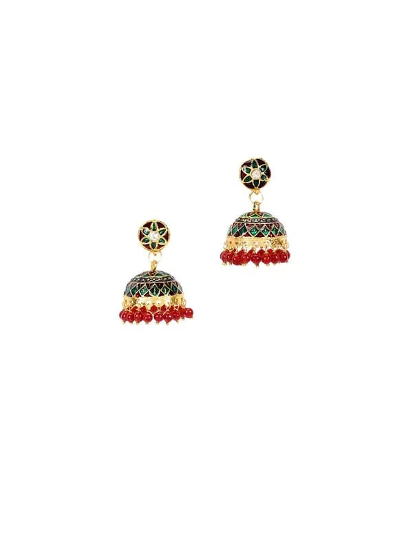 Adrika Red Earrings