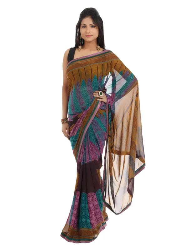 FNF Multi Coloured Sari