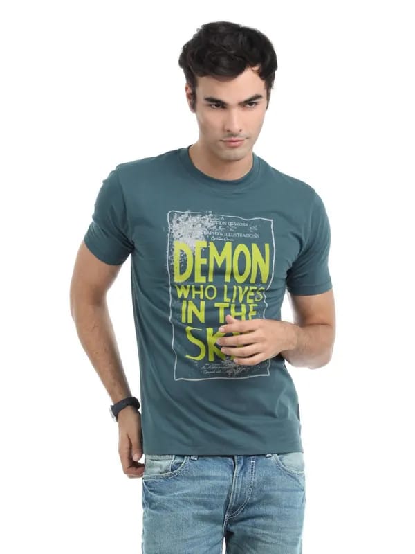 Locomotive Men Blue T-shirt