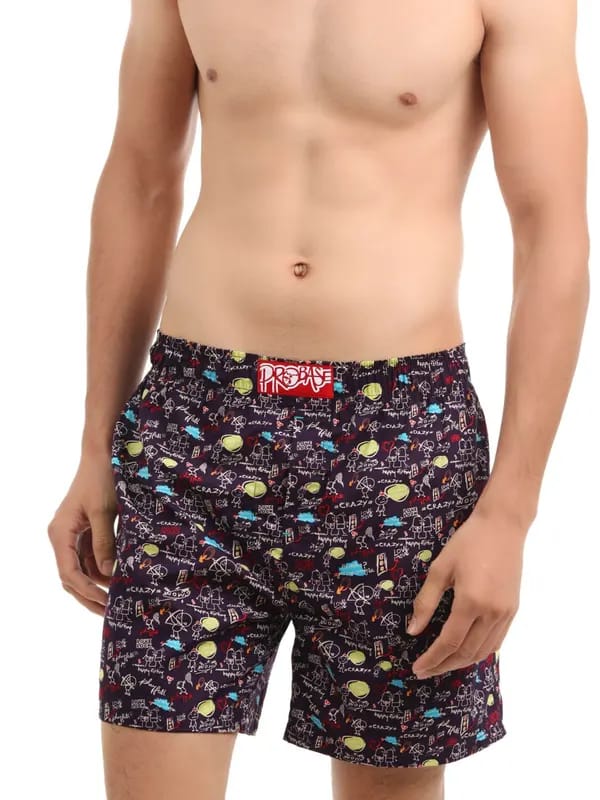 Probase Purple Printed Boxers
