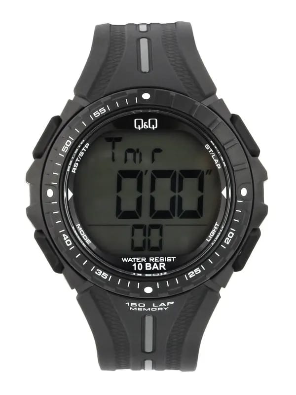 Q&Q Men Black Digital Watch M102J001Y