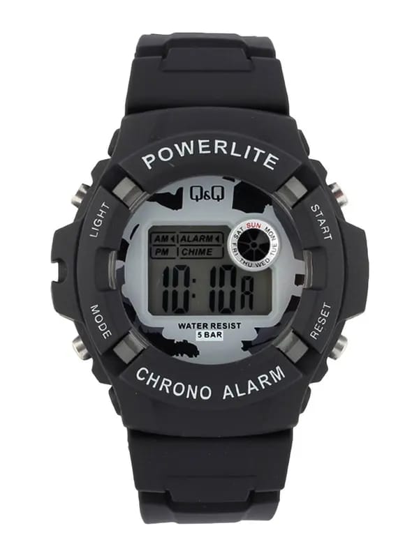 Q&Q Men Black Digital Watch M051-001