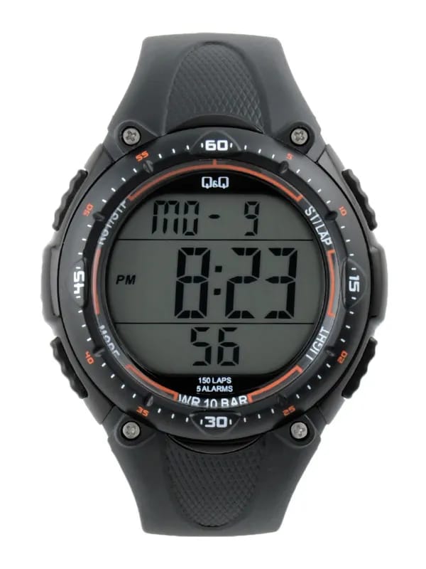 Q&Q Men Black Digital Watch M010-001