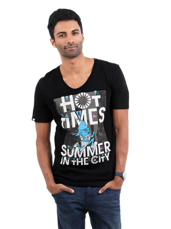 Puma Men Black T-shirt