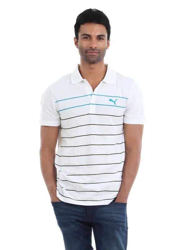 Puma Men White T-shirt