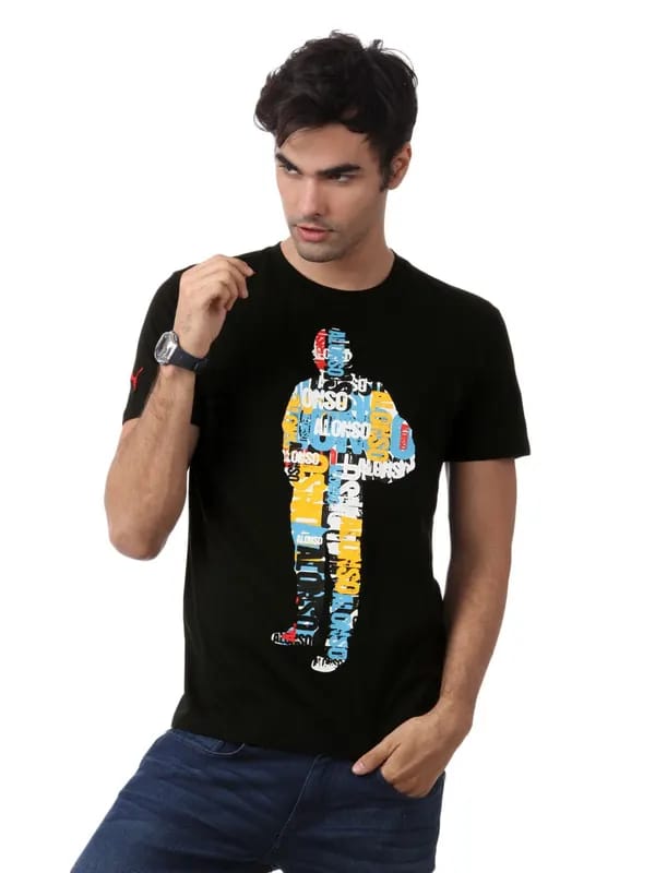 Puma Men Black T-shirt