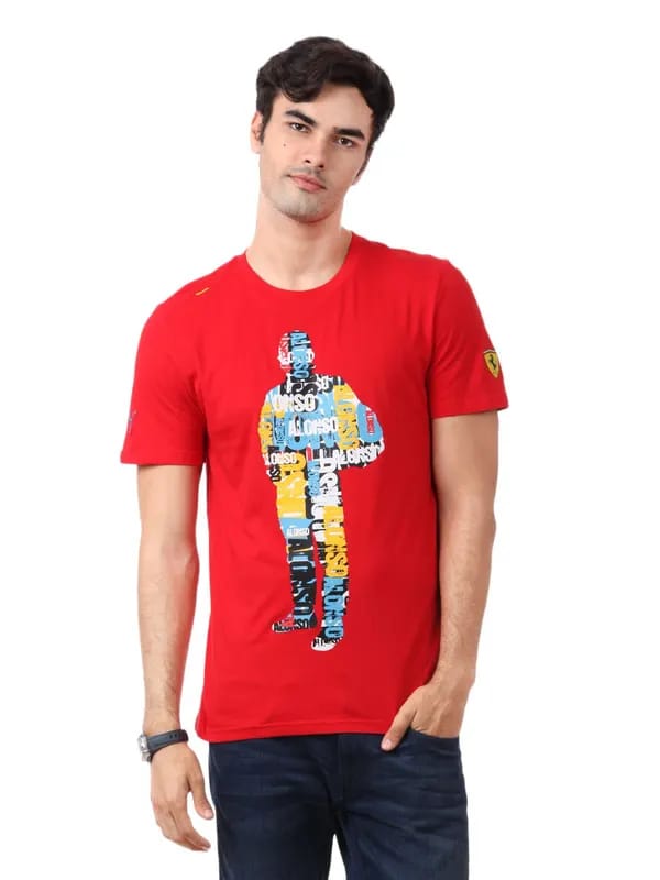 Puma Men Red T-shirt