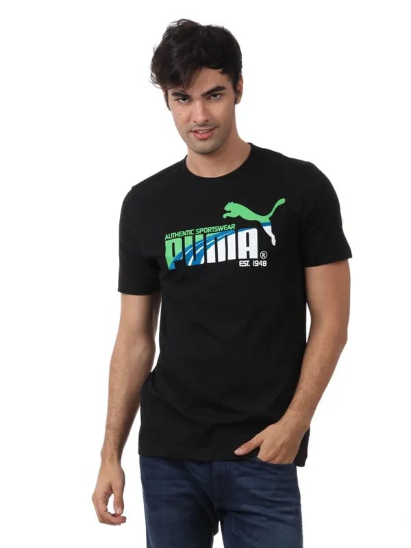 Puma Men Black T-shirt
