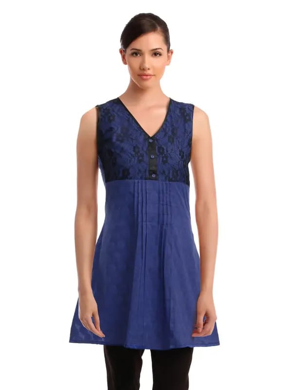 Ayaany Women Blue Tunic