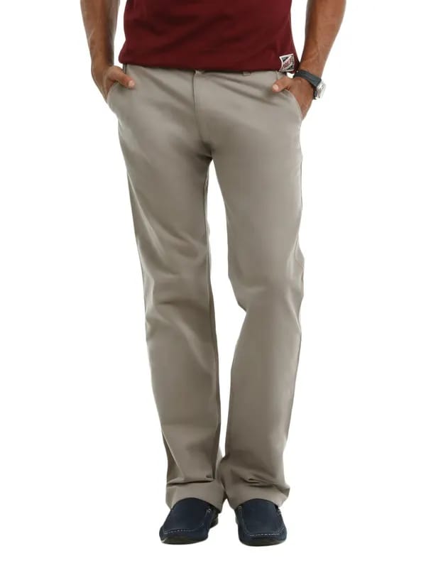 Highlander Men Grey Chinos