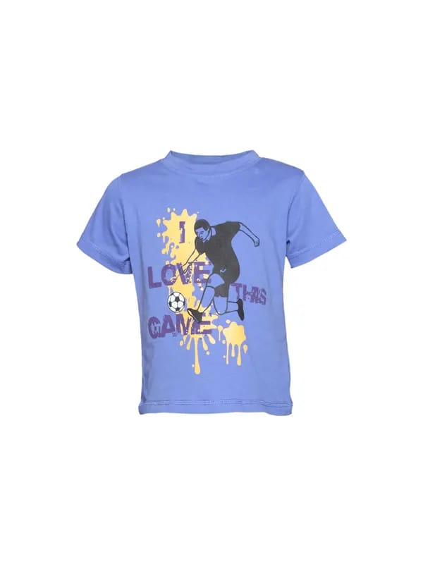 Ant Kids Boy's Love This Game Blue Kidswear