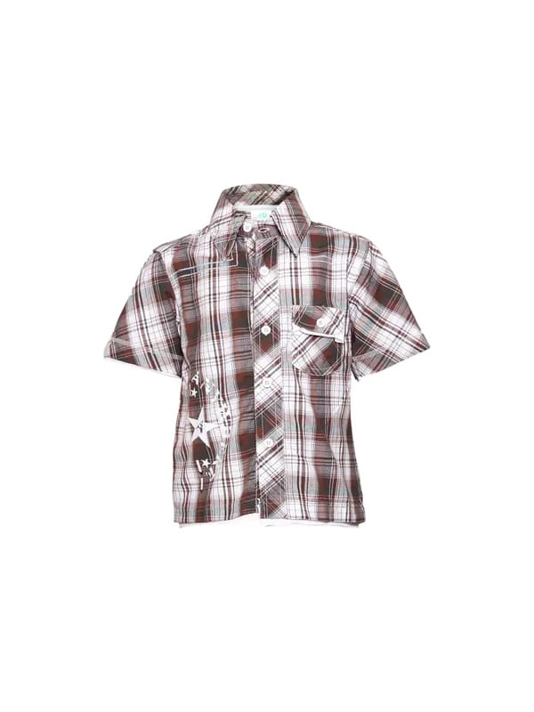 Ant Kids Boys's Anytime Maroon White Kidswear