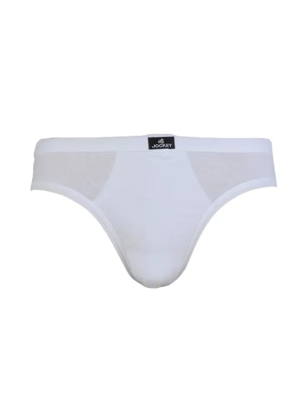 Jockey ELANCE Men White Brief 1004