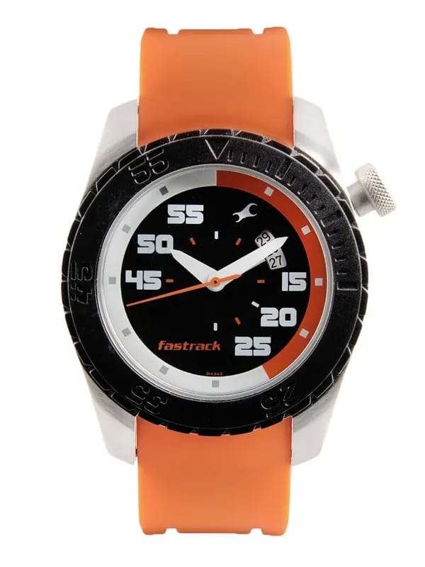 Fastrack Men Black Dial Watch