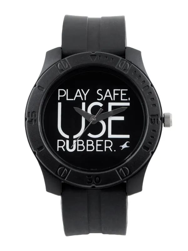 Fastrack Men Black Dial Watch