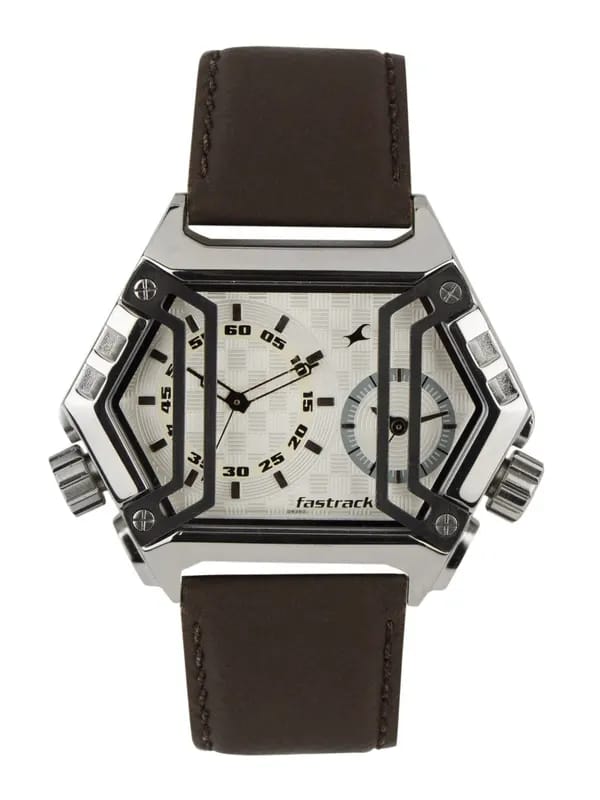 Fastrack Men Silver Dial Watch