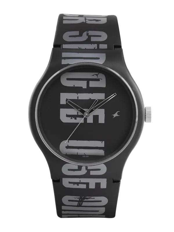 Fastrack Men Black Dial Watch