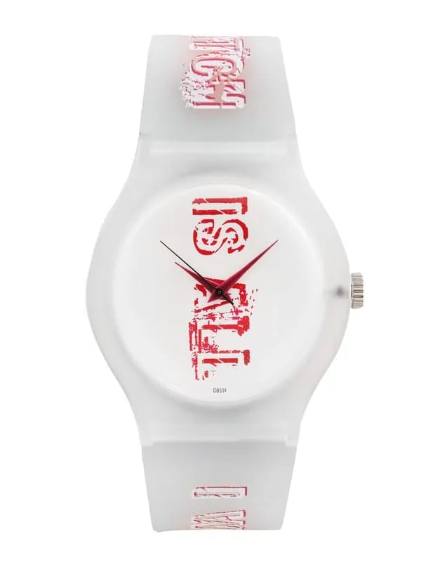 Fastrack Men White Dial Watch 9915PP12