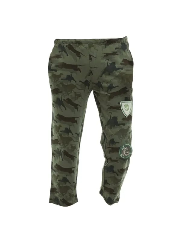 Do u speak green Boys Olive Trousers