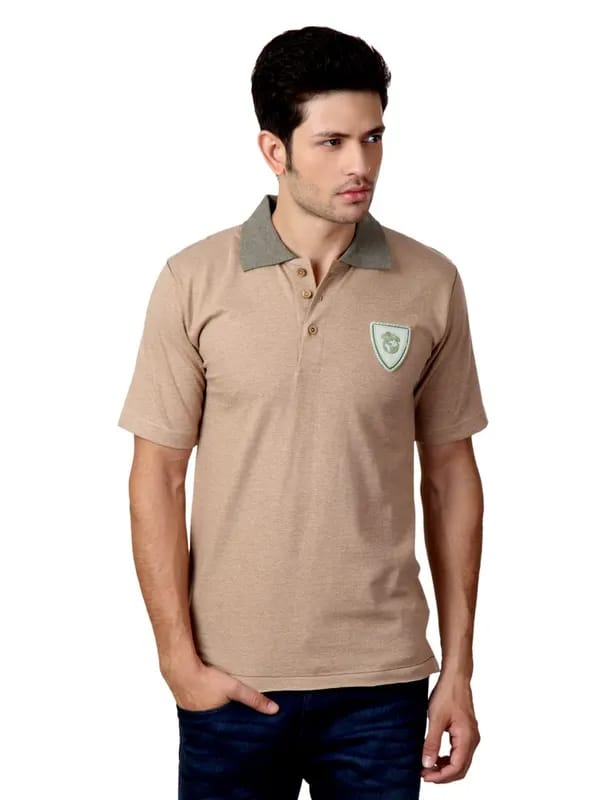 Do u speak green Men Brown T-shirt