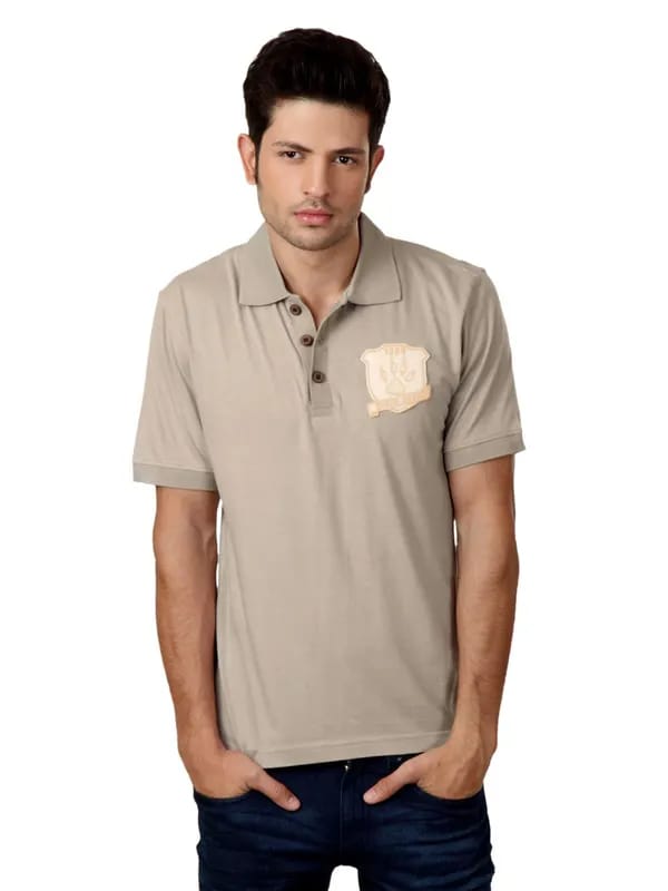 Do u speak green Men Beige T-shirt