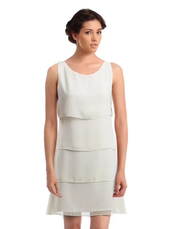 Femella Women Off White Dress