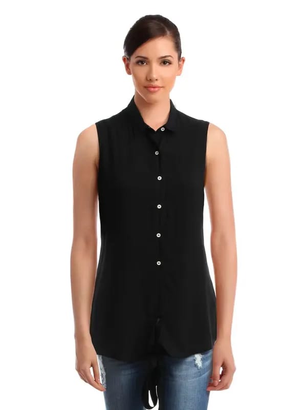 Femella Women Black Shirt