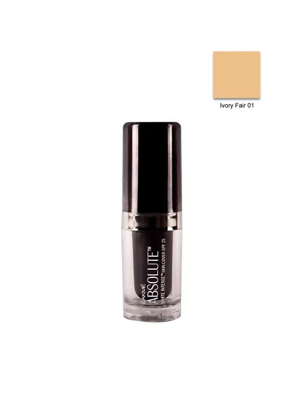 Lakme Absolute White Intense Skin Cover Ivory Fair Foundation 01