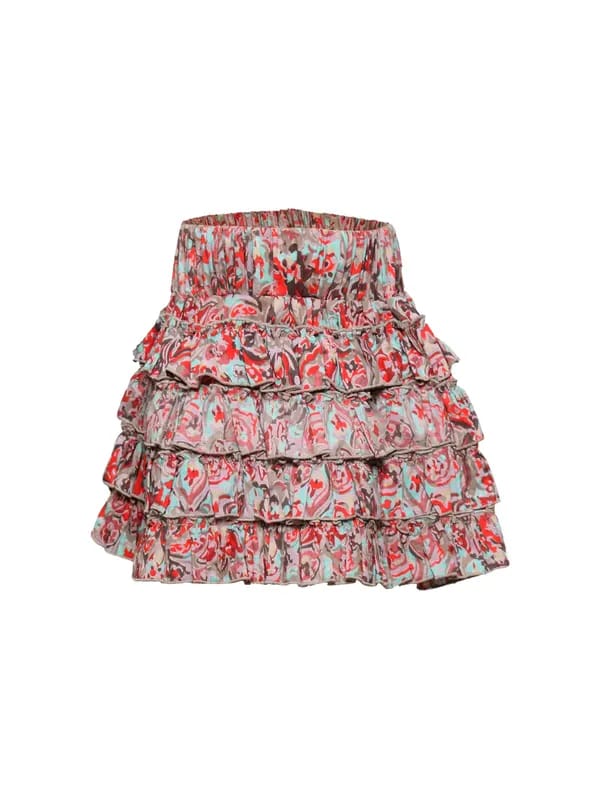 Ant Kids Girl's Flower Print Frill Pink Kidswear