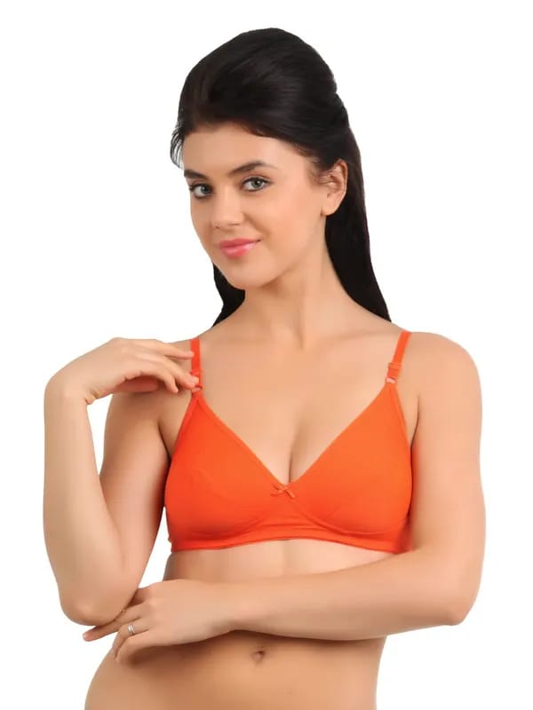 Biara Women Orange Blush Bra