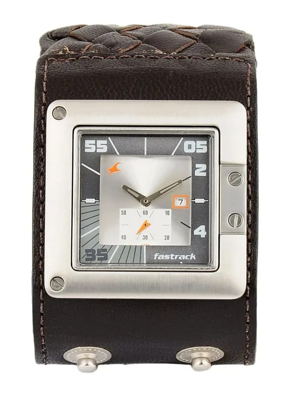 Fastrack Men Silver Dial Watch