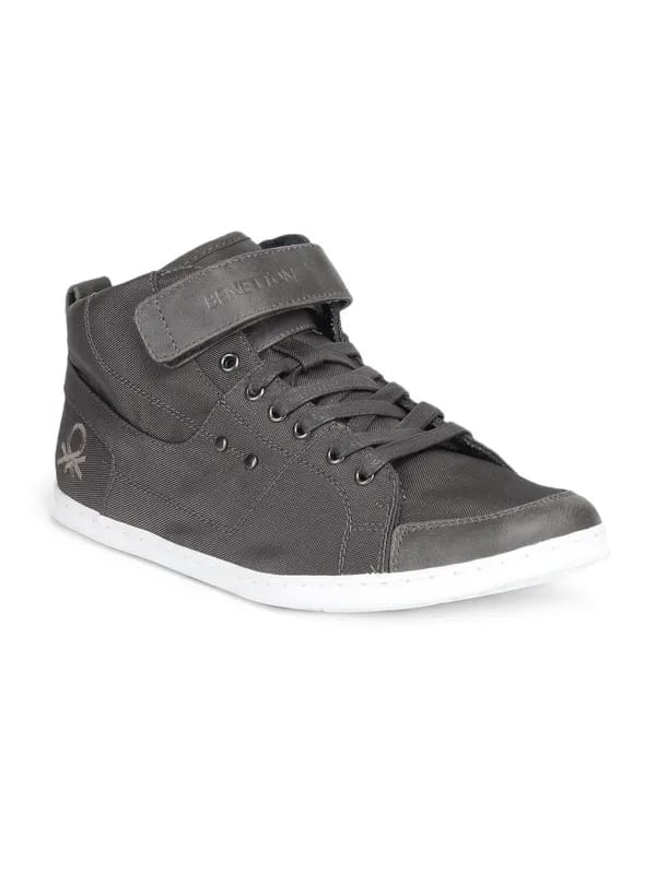 United Colors Of Benetton Men Grey Shoes