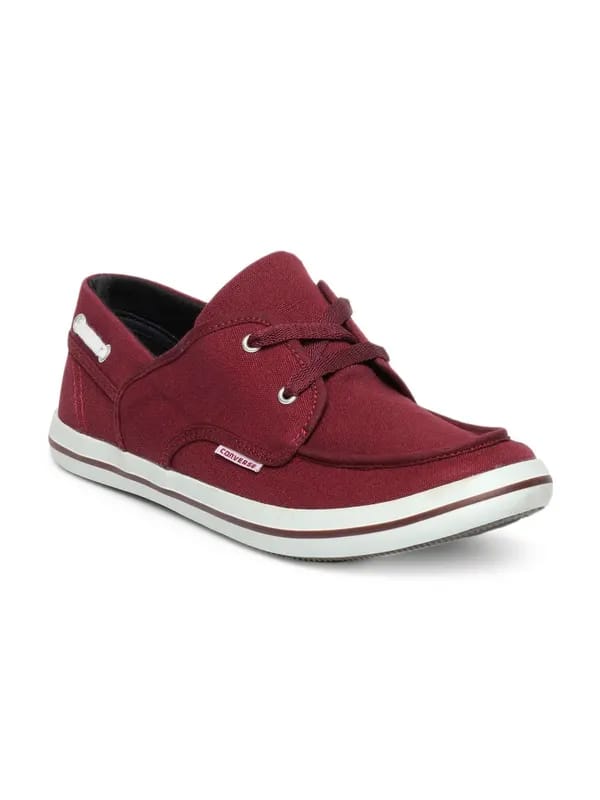 Converse Men Maroon Shoes